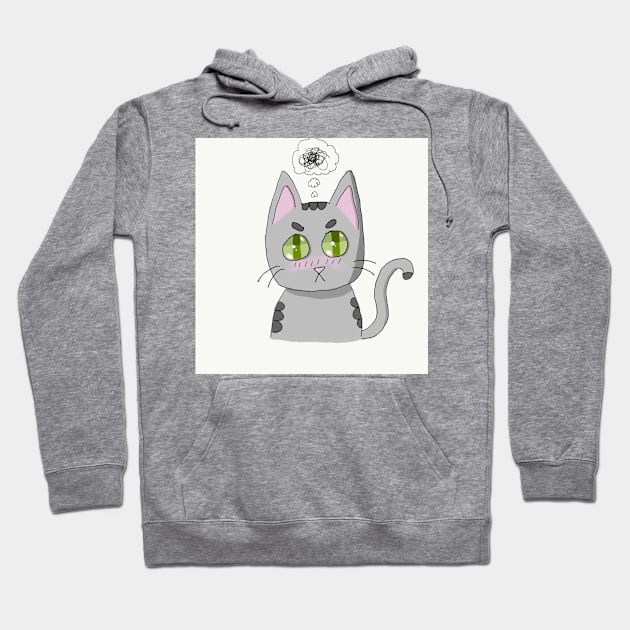 Angry Cat Hoodie by MiaDesigns